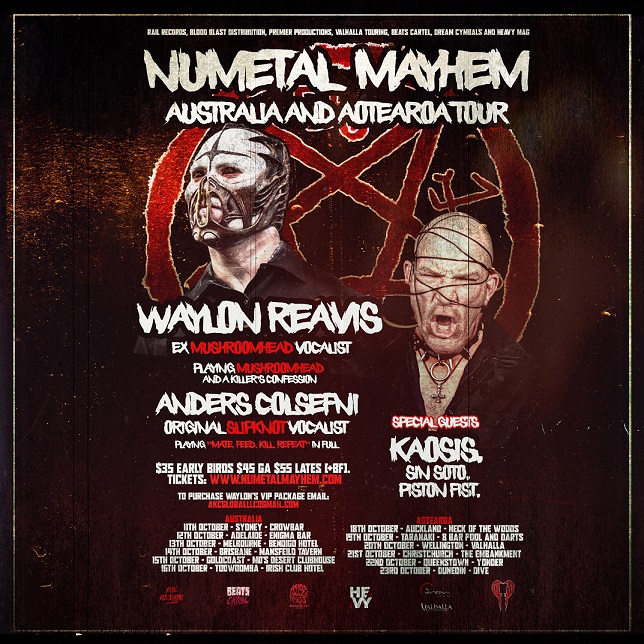 NUMETAL MAYHEM AUSTRALIA AND AOTEAROA TOUR