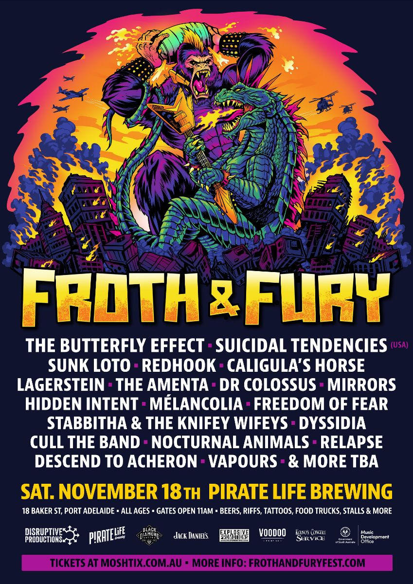 FROTH & FURY FEST 2023 IF YOU WANT FROTH! YOU’VE GOT IT! Everblack
