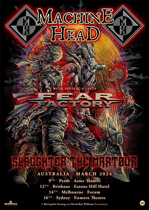 machine head australian tour 2023